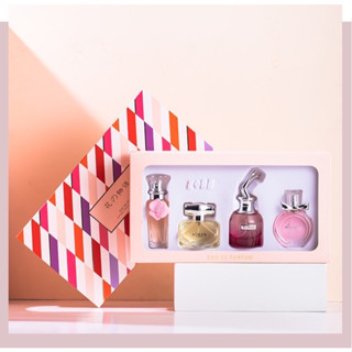 เซ็ตน้ำหอม 4 ขวด Glamour Secret Womens Perfume กล่องลายสดใส