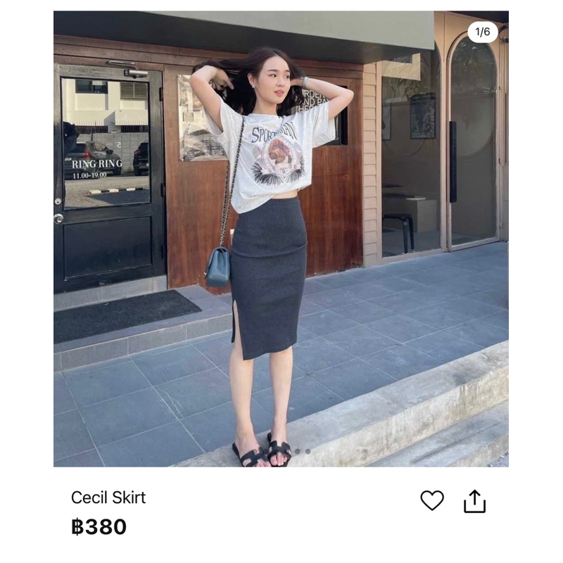 #Cecil Skirt - TheFundamental (ส่งต่อ ของใหม่ค่ะ)