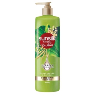 ยาสระผมและครีมนวด Sunsilk natural bio activeขนาด180,330,380มล. วันหมดอายุ 01 08 25