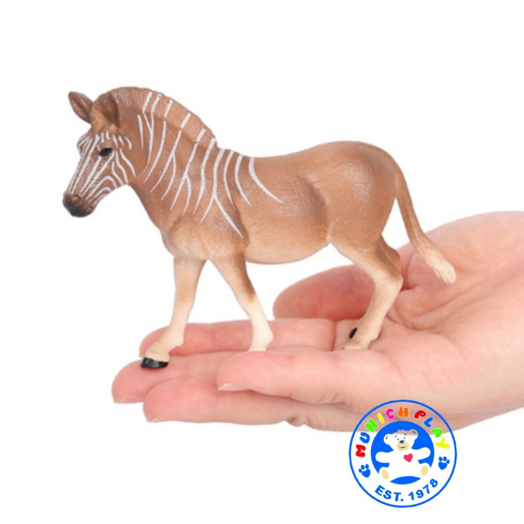 Munich Play - โมเดลสัตว์ Quagga ม้าลาย ควากกา ขนาด 12.50 CM (จากหาดใหญ่)