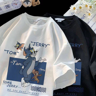 เสื้อยืด คอกลม ชายหญิง แฟชั่น ES.SHOP28 เสื้อวินเทจแขนสั้น