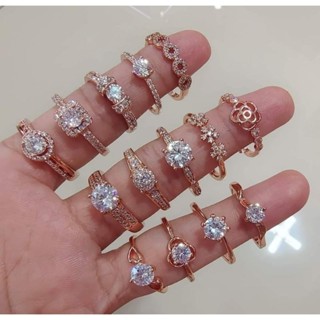 #แหวนเศษนาคหัวเพชรคละแบบพร้อมส่ง