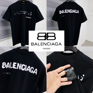 BALENCIAGA T-SHIRT UNISEX 💙🤎 เสื้อยืด BALENCIAGA 🏷️Hiend 1:1 cotton 💯 ร้านค้าจัดส่งไ