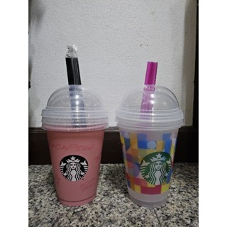 reusable cold cup black pink + uk