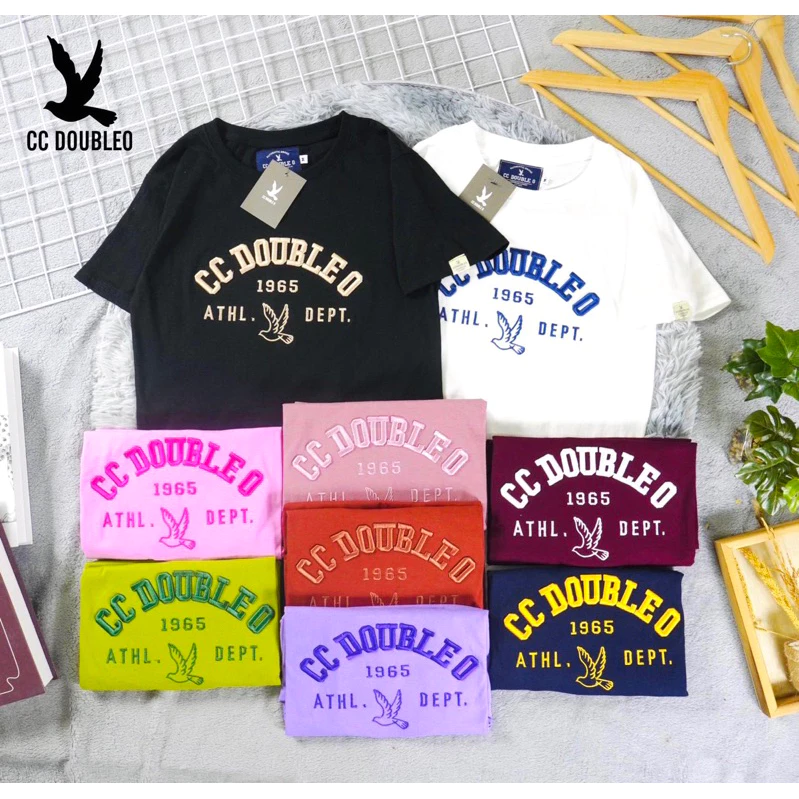 CC001 เสื้อปักโค้ง CC 1975 มีไชส์ ใส่ได้ทั้ง ชาย หญิง