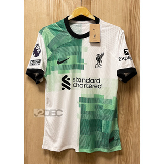 ใหม่ !!เสื้อ Player ลิเวอร์พลู Away เยือน เกรดนักเตะ 2023/24 ฟลูออฟชั่น EPL ชื่อนักเตะ(ครบทุกคน)+พร้อมเบอร์