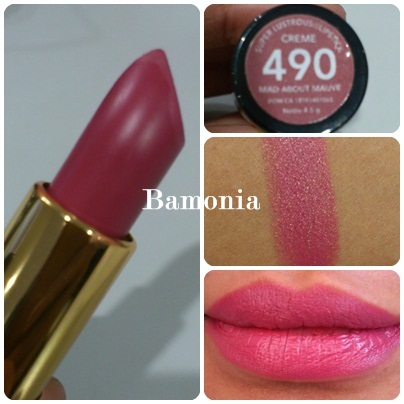 ลิปสติก สี 490 Mad About Mauve ชมพูนู้ดสวยมากกก