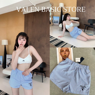 PD short pant ✨ กางเกงขาสั้น แบรนด์ดัง สุดฮิตที่ทุกคนกำลังตามหา ลายเบสิคสุดๆ  valen