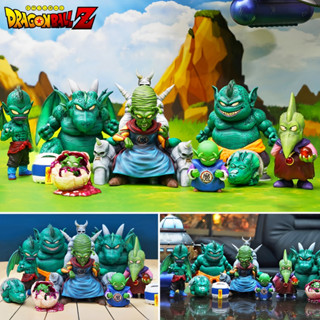 ฟิกเกอร์ Jacksdo Studio Dragon Ball Z ดราก้อนบอล แซด King Piccolo Family &amp; Spaceship ครอบครัว จอมมาร พิคโกโร่ ชาวนาเม็ก