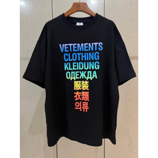 เสื้อ CLOTHING T-SHIRT  ทรง Oversized ผ้าเหมือนสุด งานดีสุด พี่เชียร์👍🏻 Size S - XL