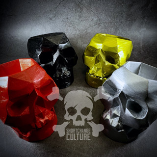 หัวกระโหลกเรซิ่น ทรงเหลี่ยม (ขนาดใหญ่) Polygon Skull (Large)