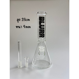 บ้องแก้ว 28cm Glass Beaker Bong (BBK001)