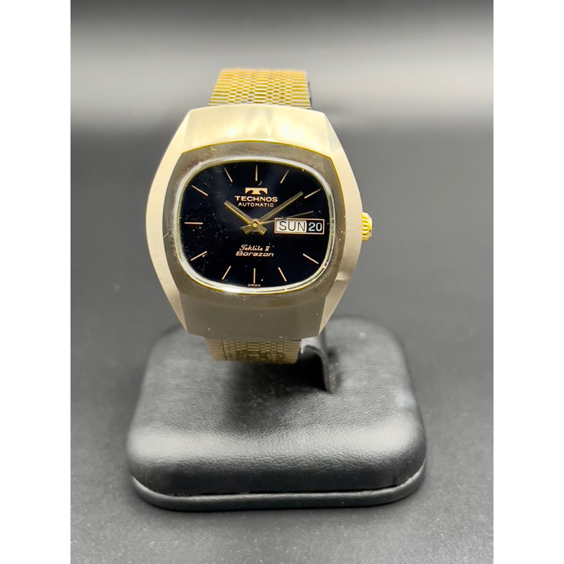 นาฬิกาสวิสวินเทจ Technos Automatic Tektite II Borazon Day Date