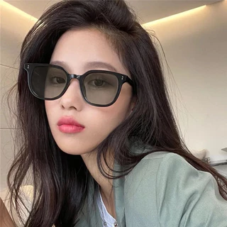 COD❤️พร้อมส่ง-ว่นตาแฟชั่นแว่นตากันแดดเลนส์สีสไตล์เกาหลียอดฮิตUV400กรอบเหลี่ยมผู้ชายและผู้หญิง-a.one
