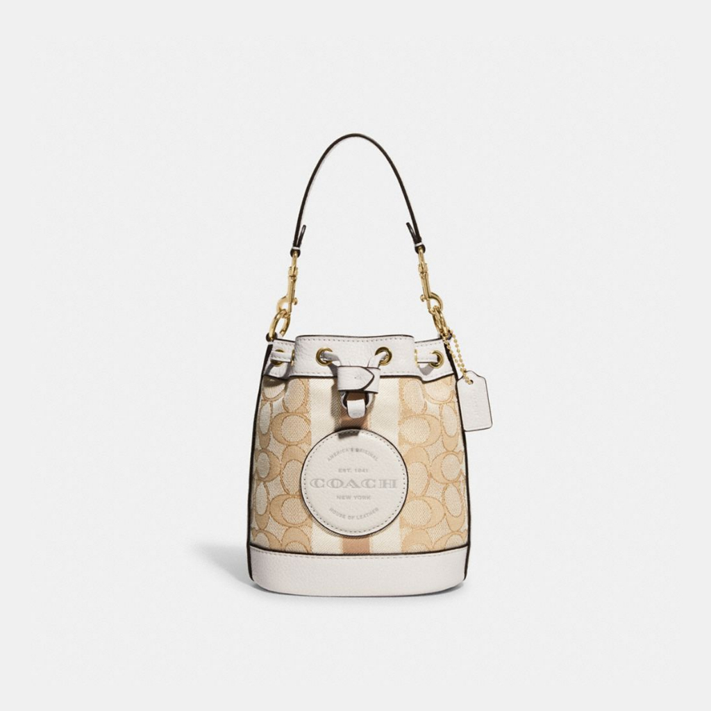 Coach Mini Dempsey Bucket Bag C8322 กระเป๋าถัง กระเป๋าสะพายข้างผู้หญิงใบเล็ก