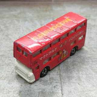 Tomica โมเดลรถเหล็ก โทมิก้า LONDON BUS McDONALD,S NO.95  S=1/160