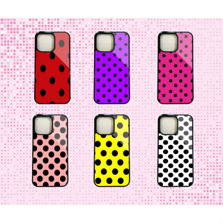 เคสไอโฟน iPhone 11ProMax/11Pro/11 ขอบซิลิโคนนิ่ม TPU คุณภาพพรีเมี่ยม ลาย Polka Dot