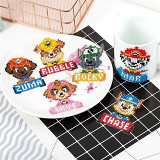 ✨DIY Diamond Sticker✨ การ์ตูนฮิต  เจ้าหญิง ซุปเปอร์ฮีโร่ paw patrol Peppa pig