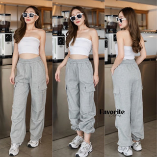 🌈🌿🌼🌸🌺🧡🤎🇰🇷Cotton Cargo Long Pant Set