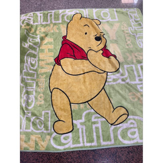 Winnie The Pooh รองนอน รองนั่ง รองพื้น พรม  ลาย หมีพูห์ ขนนุ่ม  ด้านหลังเป็นกันลื่นสีเทา ผ้ามีน้ำหนัก ไซส์ 195 * 195 ซม.