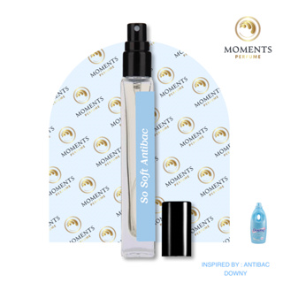 [พร้อมส่ง] Moments Perfume สเปรย์ผ้าหอม กลิ่นน้ำยาปรับผ้านุ่ม แอนตี้แบค ขนาดพกพา