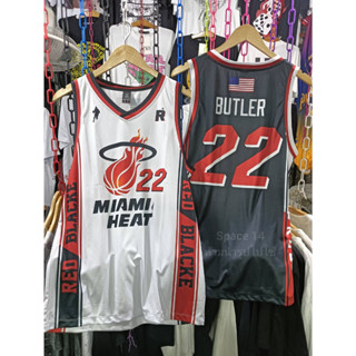 🏀เสื้อบาสเก็ตบอล MIAMI HEAT Number22 ผ้าไมโคร ใส่ออกกำลังกายได้