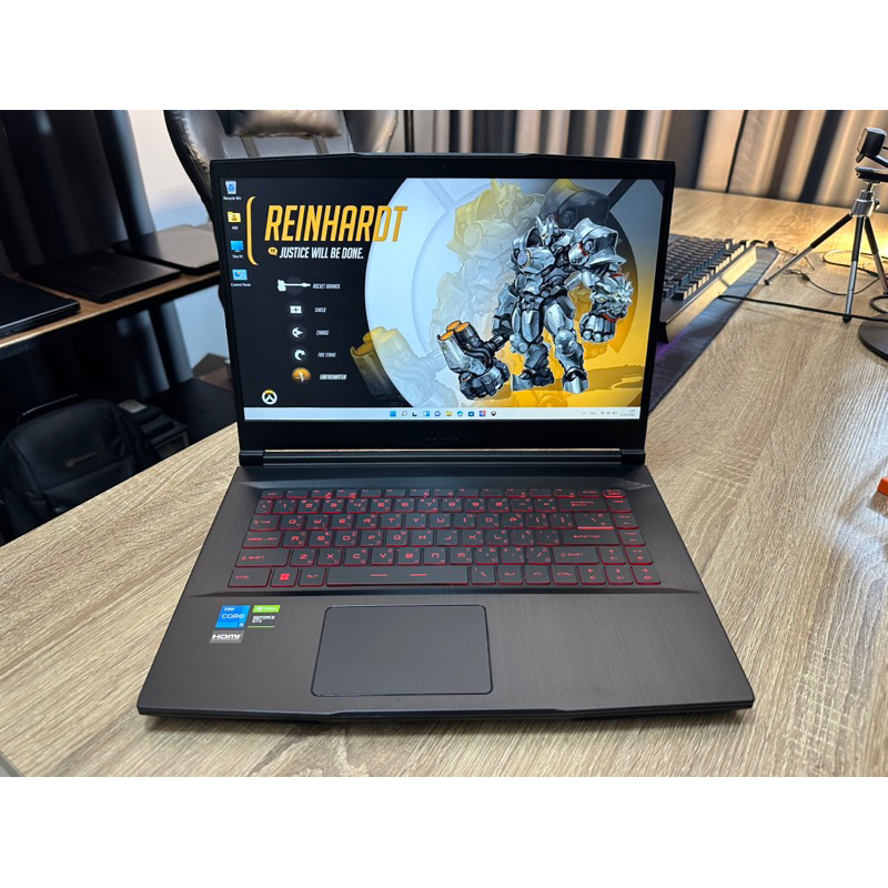 Notebook (โน๊ตบุ๊คเกมส์มิ่ง) MSI GF63 Thin 11SC-674TH ประกันศูนย์ถึง 21/07/2567