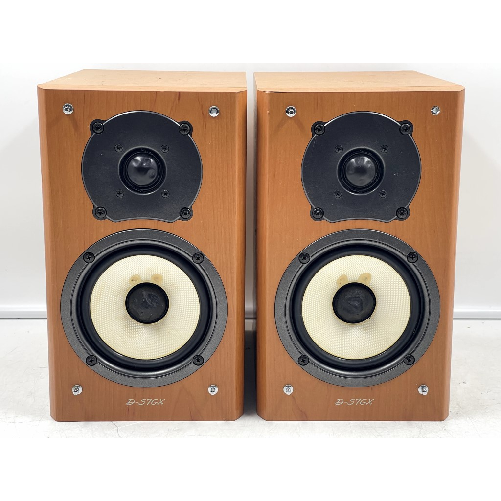 AE54 ลำโพง 1 คู่ มือสองญี่ปุ่น (663) ONKYO D-S7GX 70W 6 โอห์ม Woofer 4 นิ้ว Size ตู้ 16x23x26.5CM ไม