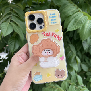 เคสลายน้องไทยากิ + griptok เคสไอโฟน เคสสำหรับ IPHONE CASE 11-14PROMAX