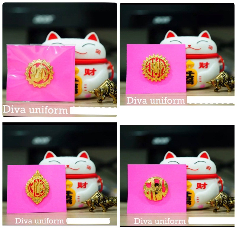 เข็มติดหน้าอก เทศบาล ท. อบต. อบจ. กทม. กนกคอสิงห์