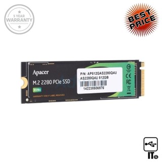 512 GB SSD M.2 PCIe 4.0 APACER AS2280Q4U (AP512GAS2280Q4U-1) ฮาร์ดดิส ฮาร์ดดิสก์ ประกัน 5Y