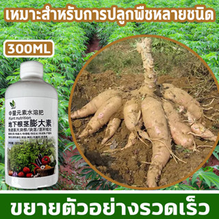 🍠แตกพื้นดิน🍠BQ ฮอร์โมนมันสำปะหลัง ปุ๋ยเร่งหัวมัน ฮอร์โมนระเบิดหัว 300ML ทำให้พืชผลใหญ่ขึ้นและมีผลผลิตมากขึ้น