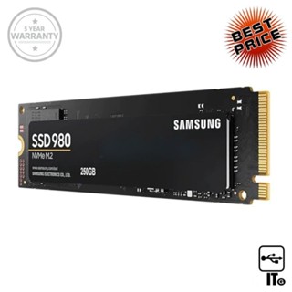 250 GB SSD M.2 PCIe SAMSUNG 980 (MZ-V8V250BW) NVMe ฮาร์ดดิส ฮาร์ดดิสก์ ฮาร์ดดิสก์ ssd ฮาร์ดดิสก์คอมพิวเตอร์ ประกัน 5Y