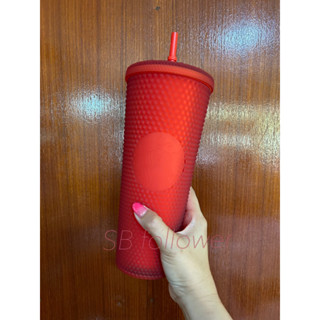 Starbucks studded 24oz. Red matte USA🇺🇸2020