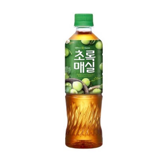 EXP.2024.06.22[พร้อมส่ง]น้ำผลไม้เกาหลี น้ำบ๊วยเกาหลี woojin green plum แบบขวดใหญ่ 500ml.