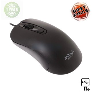 USB MOUSE ANITECH A201 ประกัน 1Y เมาส์ เม้าส์ เม้า เม้าท์ เมาส