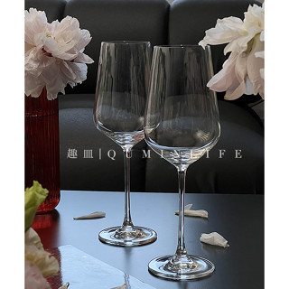 แก้วไวน์แดงสูงสวยๆ ใช้ในคาเฟ่ บาร์ Wine glass แตกเปลี่ยนได้ เนื้อใส  530ml