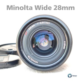 เลนส์กล้อง Minolta AF 28mm f2.8(22)
เมาท์ A บอดี้ดำ หน้าเลนส์ 49มม.Excellent++ สาย wide
- พร้อมฝาหน้าท้าย Hoodในตัว