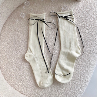 ꒰ พร้อมส่ง ꒱ 🌷✨🏷️ ถุงเท้าแมทซ์ลุคคุณหนู น่ารักเพิ่มขึ้น100%