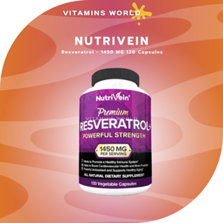 Nutrivein Resveratrol - 1450 MG 120 Capsules (V.366)