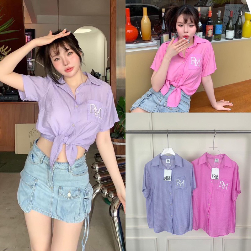 พร้อมส่ง เสื้อเชิ้ต  RM Shirt🏷️ VALEN BASIC STORE💯