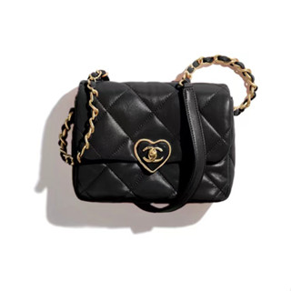 ชาแนล👜Chanel 23S Women/Shoulder Bag กระเป๋าโซ่/ฝางแฟต