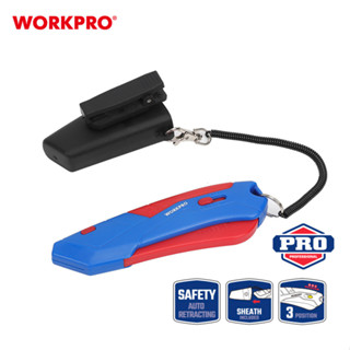 WORKPRO มีดคัดเตอร์อลูมิเนียม, มีดคัตเตอร์เซฟตี้