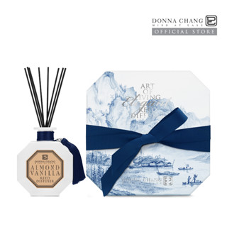 DONNA CHANG Almond Vanilla Reed Diffuser (200 ml) ดอนน่า แชง ก้านไม้หอมกระจายกลิ่น น้ำหอมปรับอากาศ น้ำหอมบ้าน ก้านไม้หอม