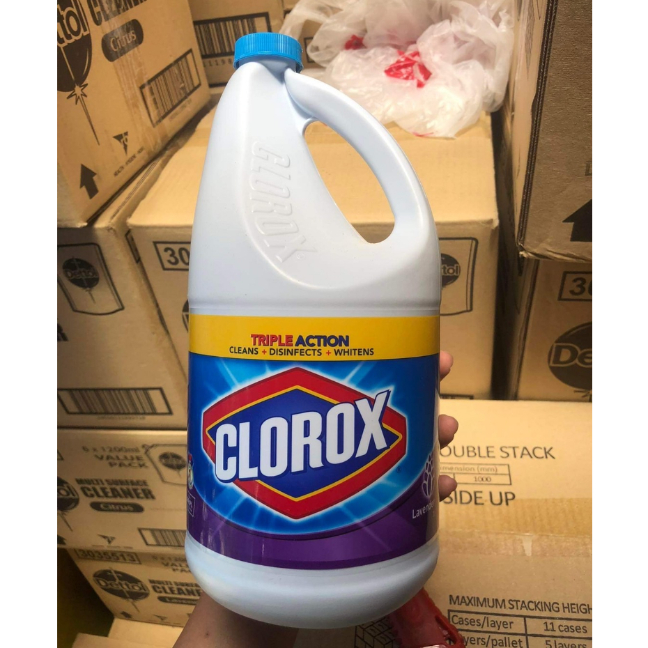 Clorox Bleach Total Disinfects Cleans 2ลิตร ขวดใหญ่