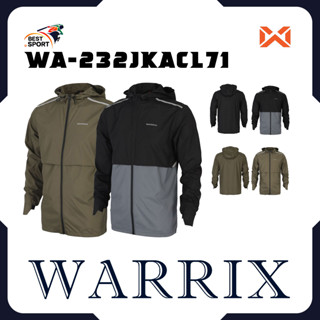 WARRIX เสื้อกันฝน LLUVIA RAIN JACKET เสื้อกันฝนรุ่นใหม่จากวอริกซ์ มาพร้อมซิปกันน้ำ รหัส WA-232JKACL71 แท้100%