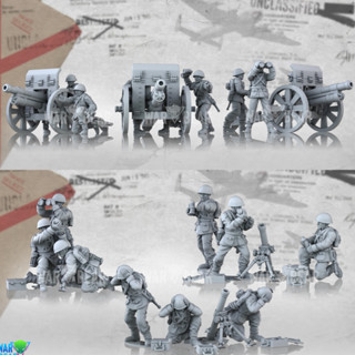 WWII polish support weapons -3d print miniature boardgame model war game