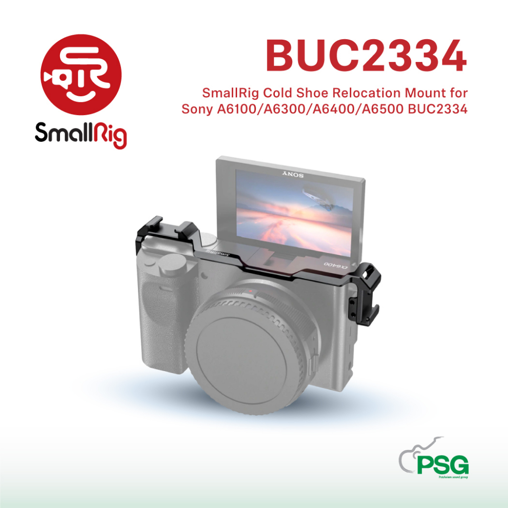 SmallRig Cold Shoe Relocation Mount for Sony A6100/A6300/A6400/A6500 BUC2334