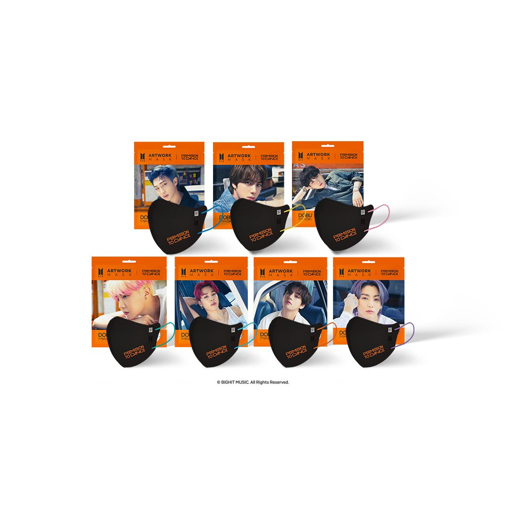 [พร้อมส่ง!] ลดแรง🔥 BTS ARTWORK MASK - PTD Edition หน้ากากอนามัยบังทัน ของแท้ 💯✅