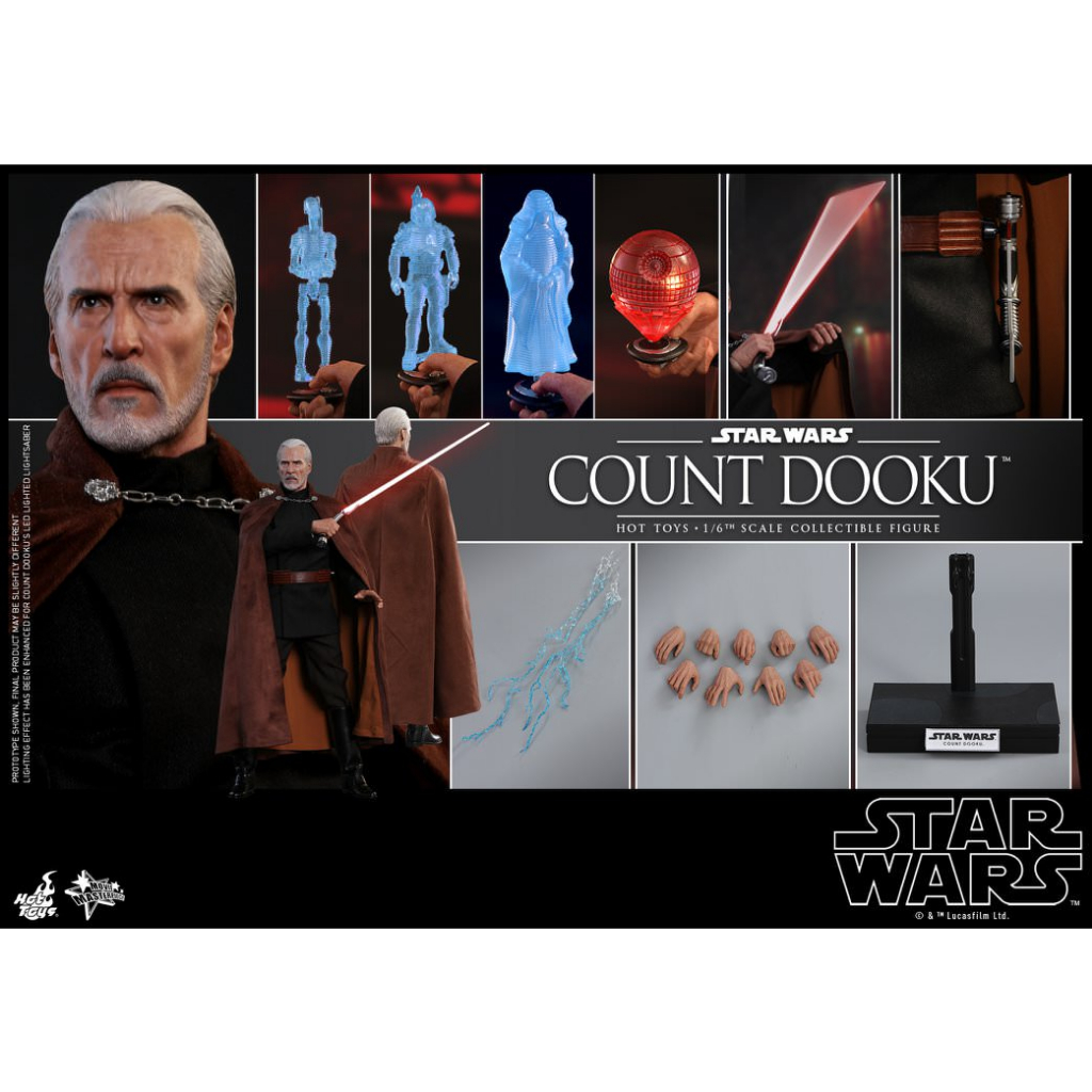 Hot Toys MMS496 Count Dooku - Star Wars II : Attack of The Clones มือสองสภาพดี **ของพร้อมส่ง**